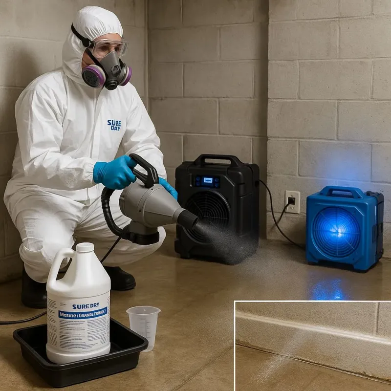 Sanitization and Odor Removal process in Claremont, CA